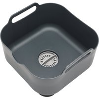 Recycled Washing Up Bowl By ReBorn | Colour: Dark Grey