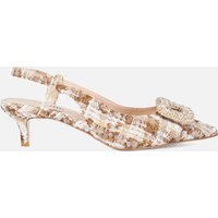 Dune London Women's Centrepiece Boucle Open Courts