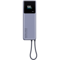 Xiaomi 165W Power Bank 10000 (Integrated Cable) Silver 10000mAh
