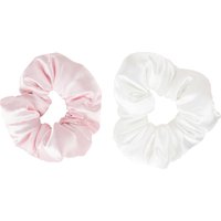brushworks Large Cloud Scrunchies Pink & White 2 pcs