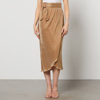 Never Fully Dressed Jaspre Plissé Midi Skirt