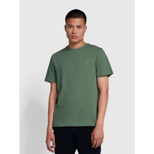 Farah Mens Wreath Green Danny Regular T-Shirt
