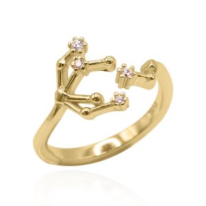 Sidrah Zodiac Constellation Ring | 18K Gold Plated