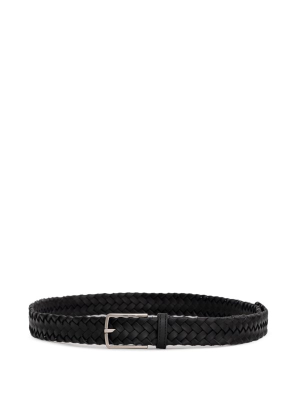 Padded belt in leather motif weaves Bottega Veneta