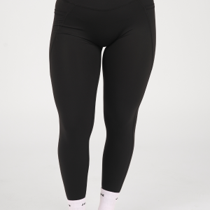 CloudLuxe Wrap Pocket Black Leggings