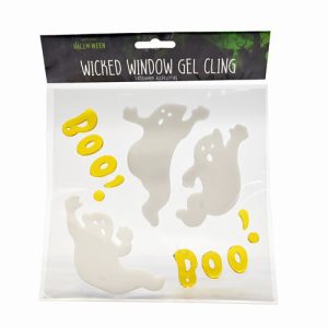 Halloween Wicked Window Gel Cling Decorations Assorted Designs
