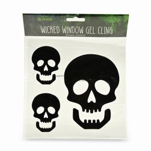 Halloween Wicked Window Gel Cling Decorations Assorted Designs