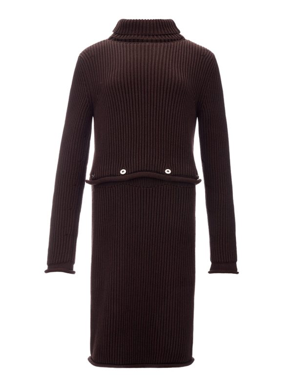 Costine Chunky Cotton Bottega Veneta dress