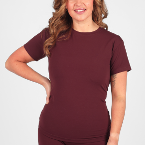 FormLuxe Rosewood Fitted Tee - Pre Order 6 Weeks