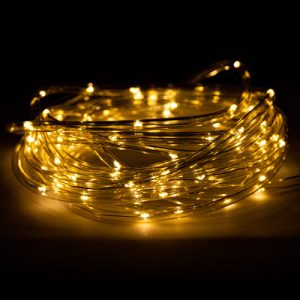 Garden Solar Light Rope White 10M - 75 Lights