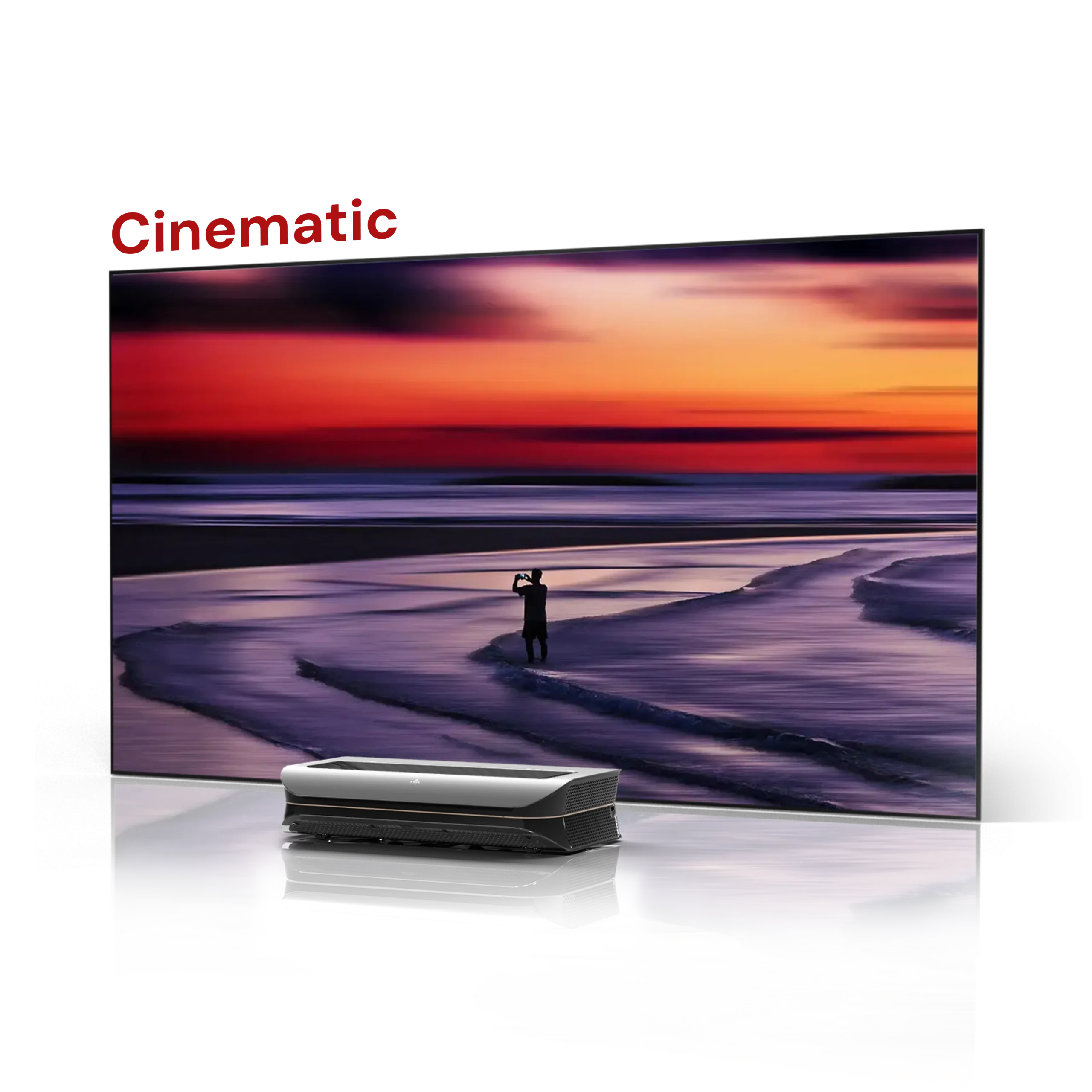 LTV-3500 Pro + 150'' Cinematic ALR Leinwand