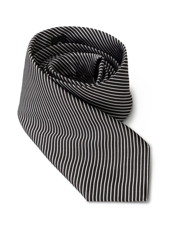 Giorgio Armani black tie in silk