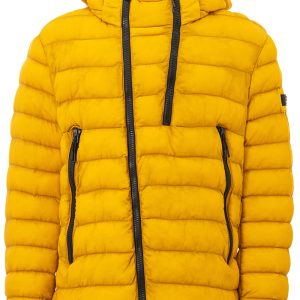 Padded jacket with black peuterey zip