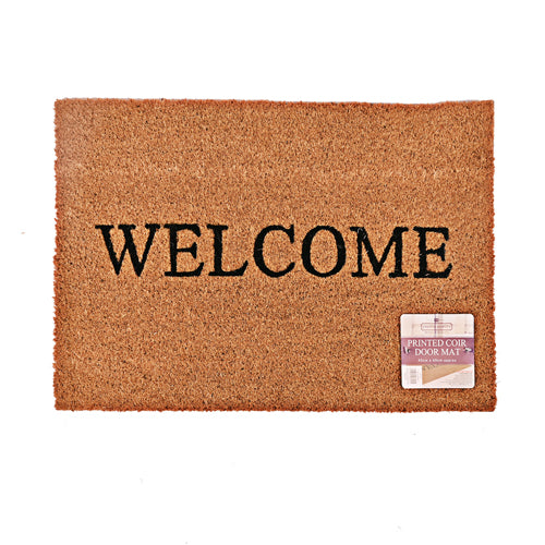 Cooper Hewitt 'Welcome' Printed Coir Door Mat 40cm x 60cm
