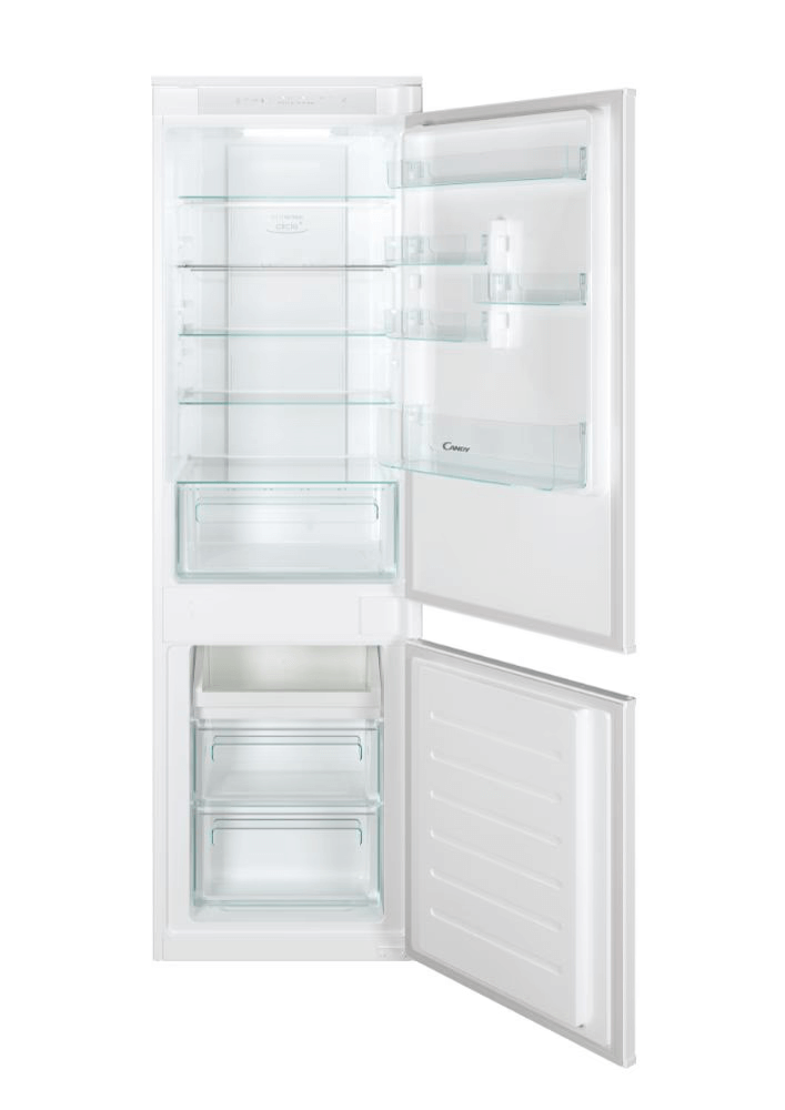 Candy CBT3518FWK Integrated 243 Litre Combi Fridge Freezer