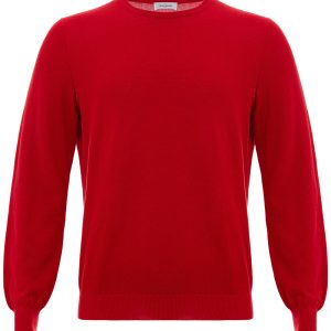 Maglia Girocollo Rossa in Cotone Gran Sasso