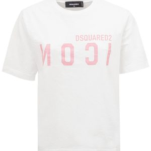 T-Shirt con Logo Dsquared2 Icon.