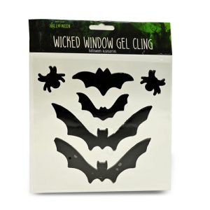 Halloween Wicked Window Gel Cling Decorations Assorted Designs