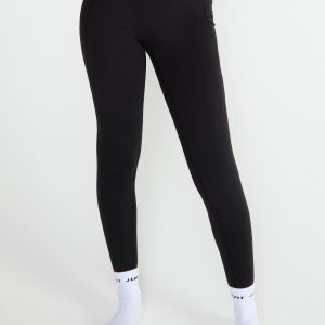 CloudLuxe Black Pocket Leggings
