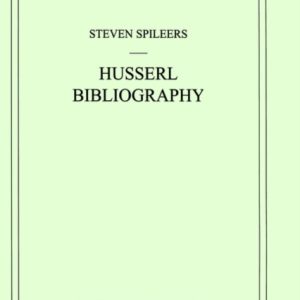 Edmund Husserl Bibliography