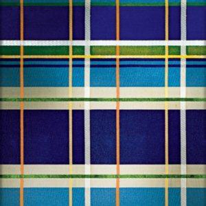 Davenport (Mad for Plaid) Midi Lined Hardcover Journal (Elastic Band Closure)