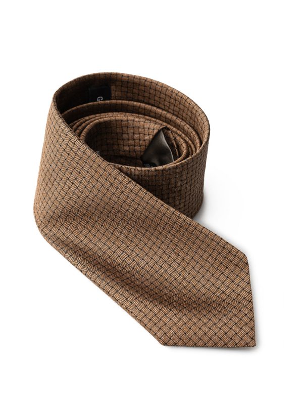 Giorgio Armani bronze tie in silk