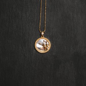 Asta Zodiac Star Sign Necklace - Mother of Pearl | 18K Gold Plated