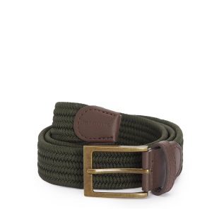 Barbour Nevis Webbing Belt Dark Olive