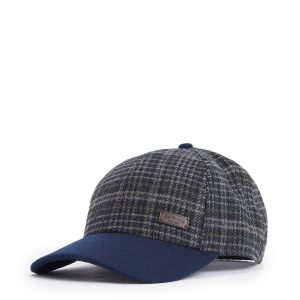 Barbour Clyde Cap Navy/Grey Plaid
