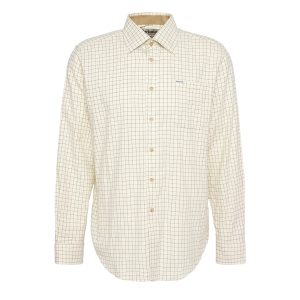 Barbour Field Tattersall Regular Shirt Green/Brown