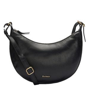 Barbour Laire Leather Sling Bag Black
