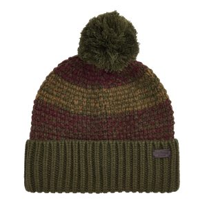 Barbour Morar Beanie Hat Ivy Green