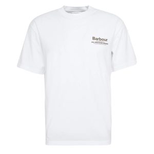 Barbour Outdoors Graphic Fit T-Shirt White