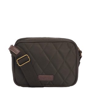 Barbour Quilted Crossbody Bag Olive
