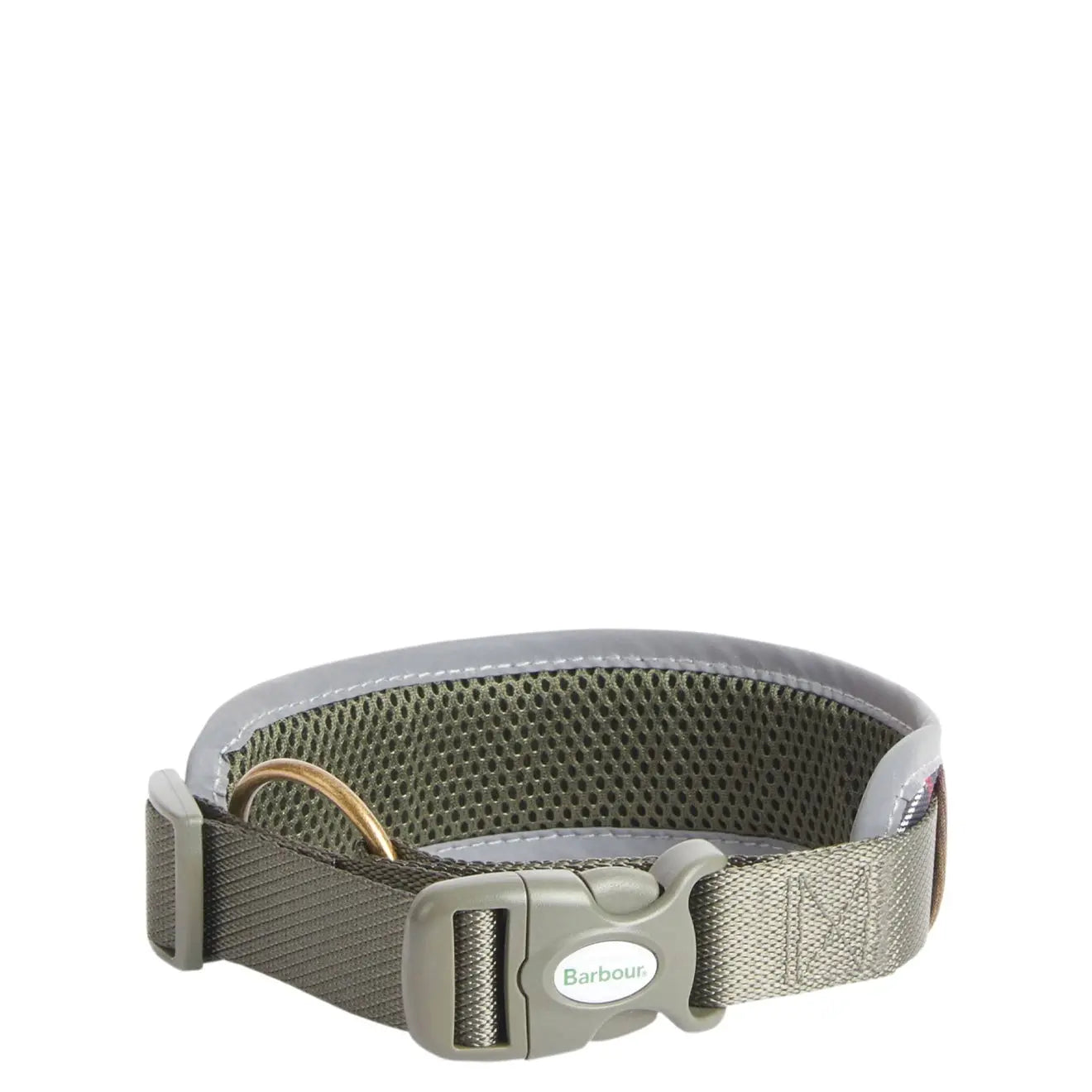 Barbour Reflective Tartan Comfort Dog Collar Classic Tartan