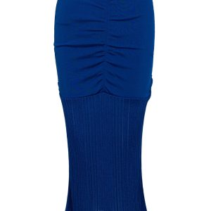 Midi skirt in jersey with Tom Ford curl