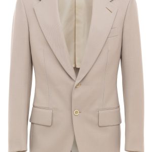 Tom Ford Giacca Monopetto Uomo - Beige