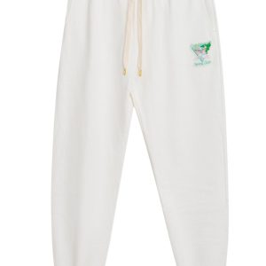 Joggers Tennis Club Icon bianchi con ricami Casablanca