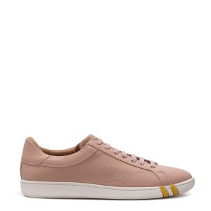 Low pink sneakers in Bally leather