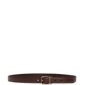 Dolce & Gabbana brown leather belt.
