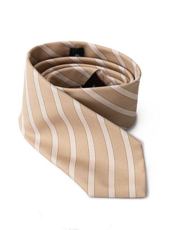 Giorgio Armani silk gold tie