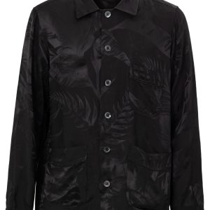 Tom Ford Camicia Uomo con Tasche e Motivo Tonale - Nera