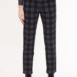 Louche Joele Mono Check Slim Ankle Length Trouser