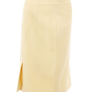 Lardini yellow sheath dress skirt
