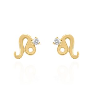 Kali Zodiac Symbol Stud Earrings | 18K Gold Plated