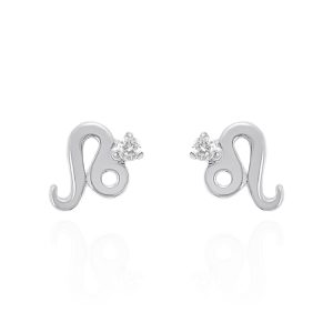 Kali Zodiac Symbol Stud Earrings | 925 Sterling Silver