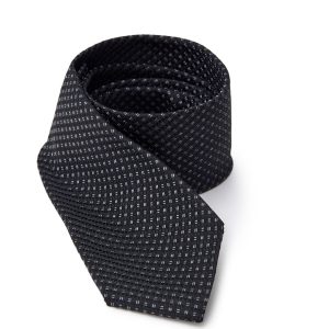 Black silk tie 7 cm Jil Sander