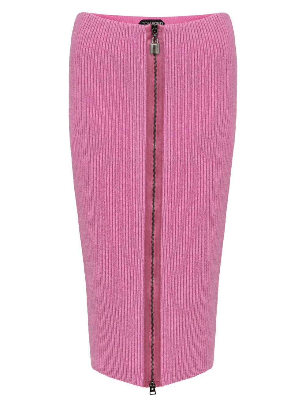 Tubino skirt with zip in the Tom Ford pink jersey