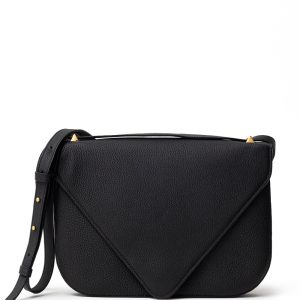 Mount shoulder bag in black leather Bottega Veneta