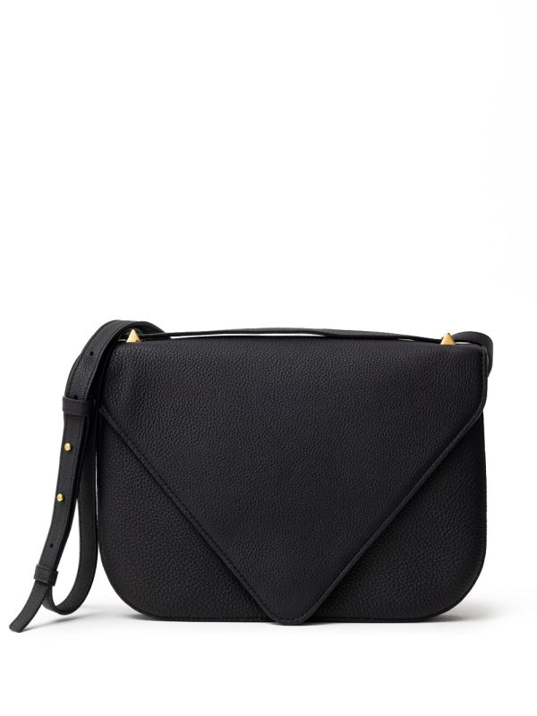Mount shoulder bag in black leather Bottega Veneta